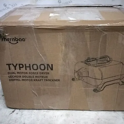 BOXED SHERNBAO TYPHOON DUAL MOTOR FORCE DRYER