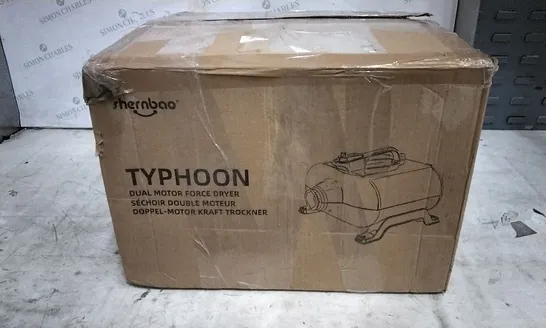 BOXED SHERNBAO TYPHOON DUAL MOTOR FORCE DRYER