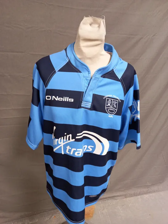 O NEILLS LIVERPOOL COLLEGIATE RUFC SHIRT - 17 - SMALL