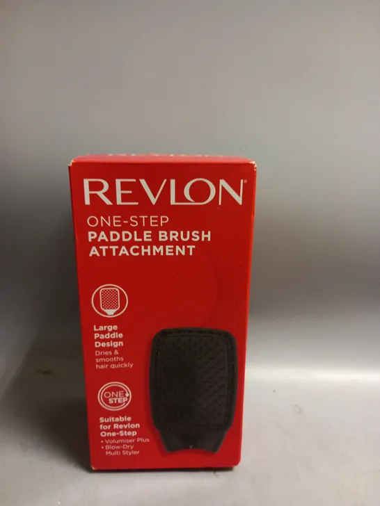 BOXED REVLON ONE STEP PADDLE BRUSH ATTACHMENT