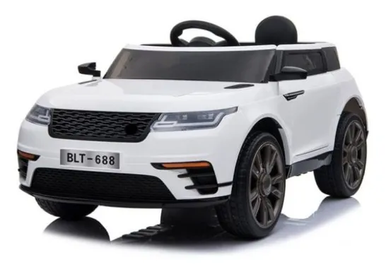 BRAND NEW BOXED 12V RANGE ROVER VELAR STYLE RIDE ON CAR WHITE 