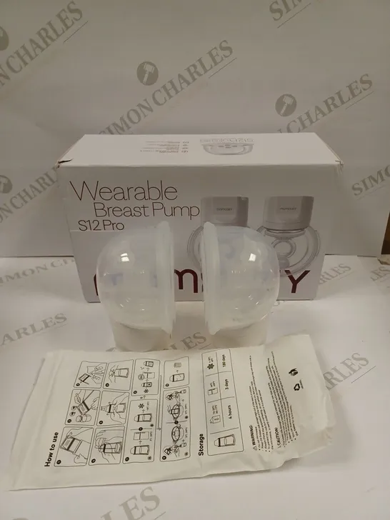 BOXED MOMCOZY S12 PRO WEARABLE BREAST PUMP