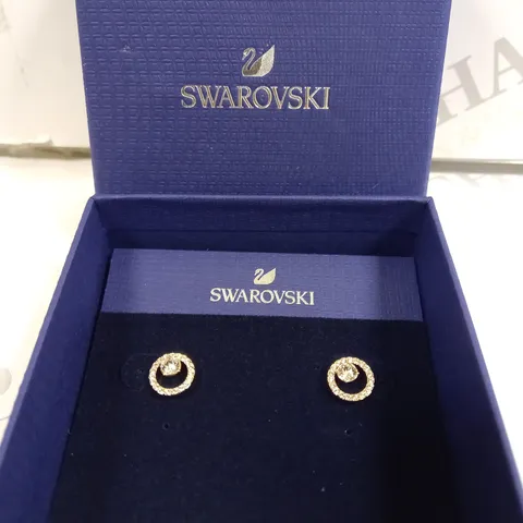 SWAROVSKI CREATIVITY CIRCLE STUD EARRINGS