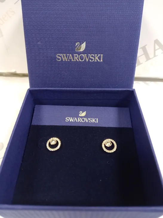 SWAROVSKI CREATIVITY CIRCLE STUD EARRINGS