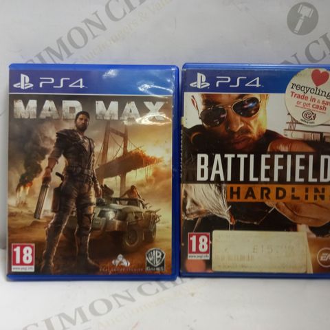 LOT OF 2 PS4 GAMES