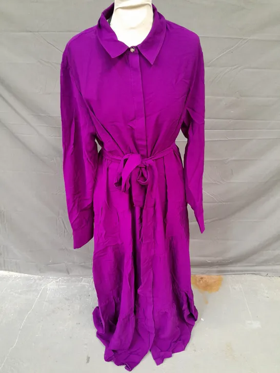 PHASE EIGHT JAYDEN MAXI DRESS IN PURPLE SIZE 14