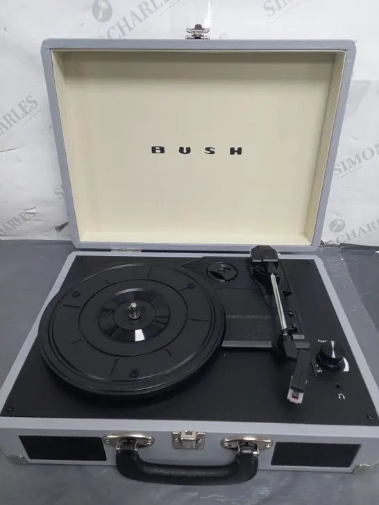 BUSH CLASSIC RETRO PORTABLE CASE RECORD PLAYER