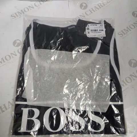 HUGO BOSS TEEGO 1 TSHIRT, BLACK, MEDIUM