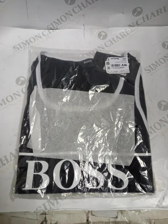 HUGO BOSS TEEGO 1 TSHIRT, BLACK, MEDIUM