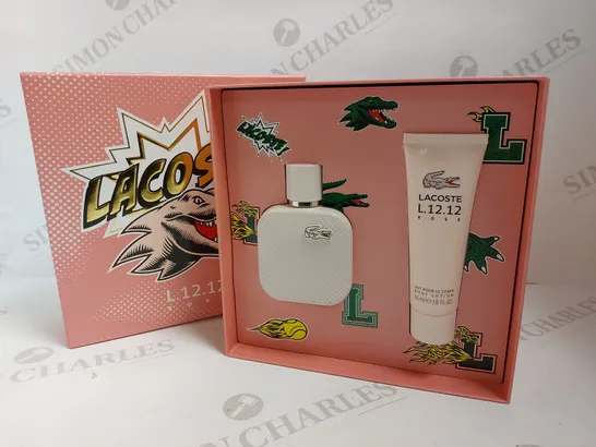 BOXED LACOSTE L.12.12 ROSE GIFT SET