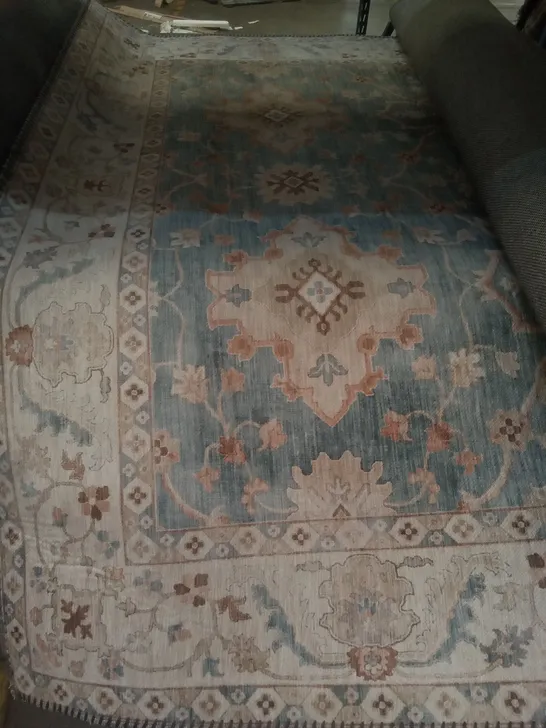 AMADI TUFTED LIGHT BLUE RUG 120X180CM