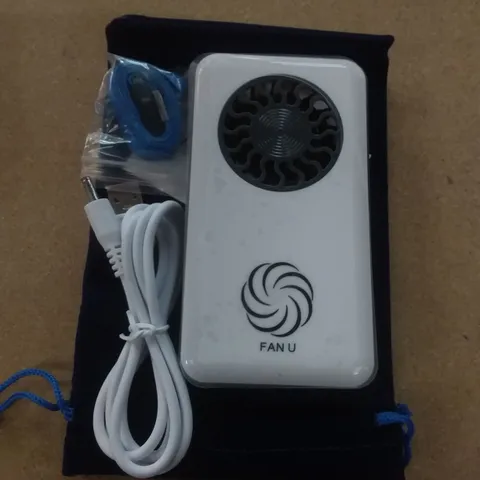 BOX OF APPROXIMATELY 54 FAN U PORTABLE & RECHARGEABLE PERSONAL FAN - WHITE