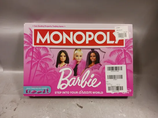 BOXED MONOPOLY BARBIE 