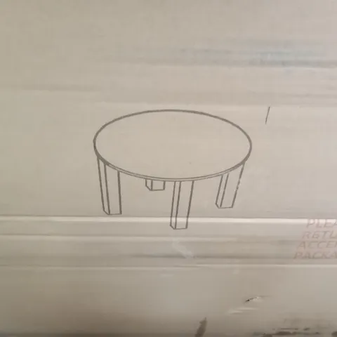 BOXED HAANA 100CM DINING TABLE (BOX 1 OF 2)