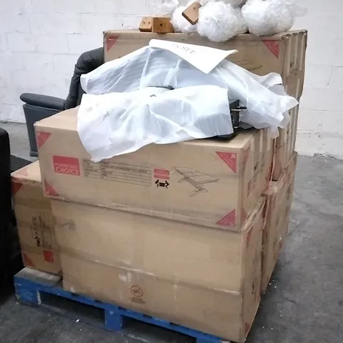 PALLET OF ASSORTED BOXED FURNITURE PARTS (DINING TABLES)