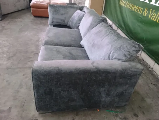 QUALITY DESIGNER 2PCS 3 SEATER SOFA - GREY FABRIC 