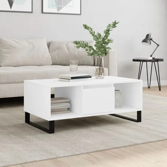 BOXED SLED COFFEE TABLE WITH STORAGE (1 BOX)