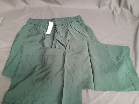 NOBODYS CHILS SOFT GREEN MELODY TROUSERS - UK 14