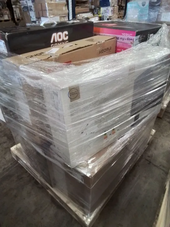 PALLET OF APPROXIMATELY 16 UNPROCESSED RAW RETURN MONITORS TO INCLUDE;