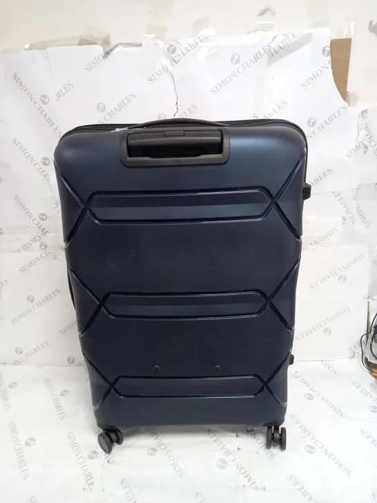 HEYS DURAFLEX 3 PIECE LUGGAGE SET & VANITY CASE IN NAVY