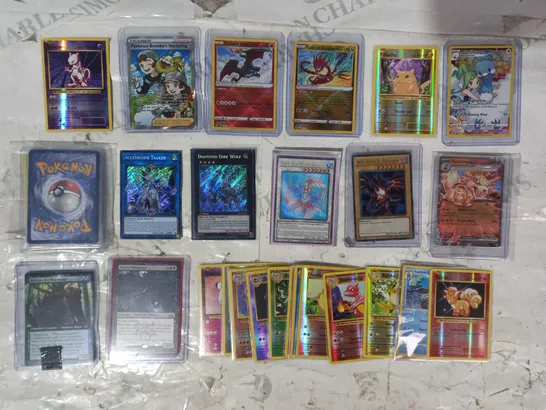 LOT OF ASSORTED COLLECTIBLE TRADING CARDS TO INCLUDE POKÉMON, YU-GI-OH, ETC