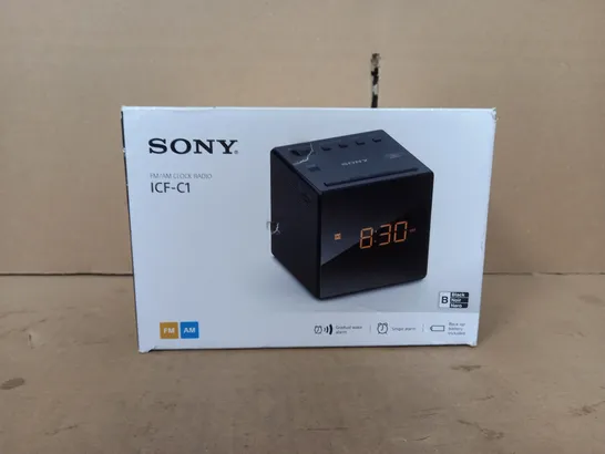 BOXED SONY ICF-C1FM/AM CLOCK ALARM 