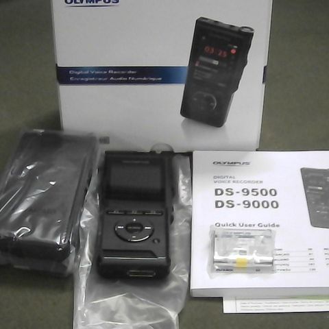 BOXED OLYMPUS DS-9500 DIGITAL VOICE RECORDER