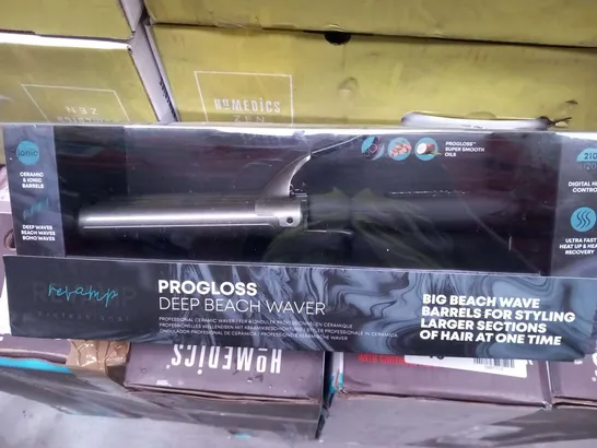 BRAND NEW BOXED REVAMP PROFESSIONAL PROGLOSS DEEP BEACH WAVER WV-2000