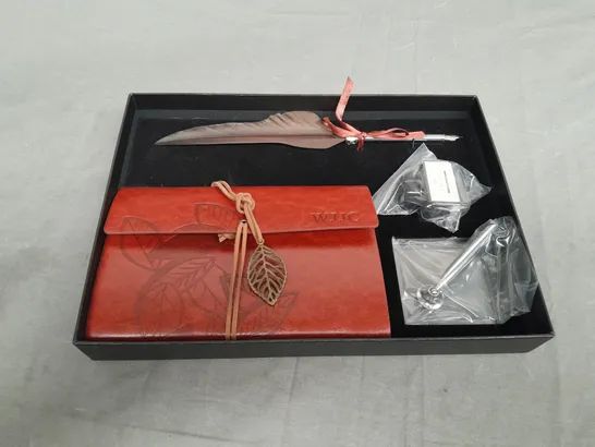 NOTEBOOK & QUILL PEN SET