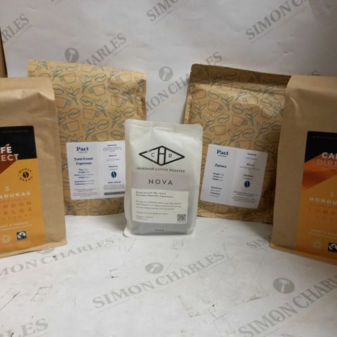 LOT OF 5 PACKS OF COFFEE BEANS