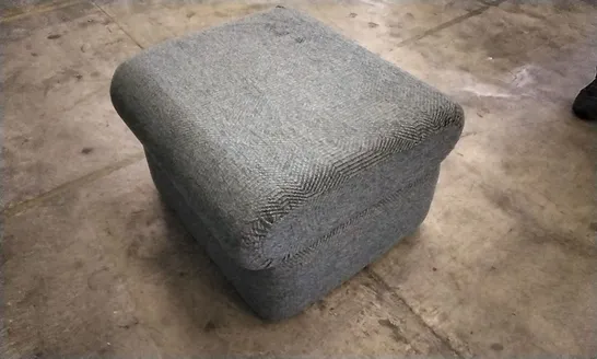 QUALITY BRITISH DESIGNED & MANUFACTURED G PLAN FOOTSTOOL GREY FABRIC 