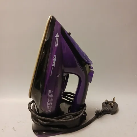 TOWER 2-IN-1 2400W CORDED/CORDLESS STEAM IRON PURPLE