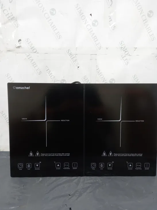 BOXED AMZCHEF DOUBLE INDUCTION COOKER 