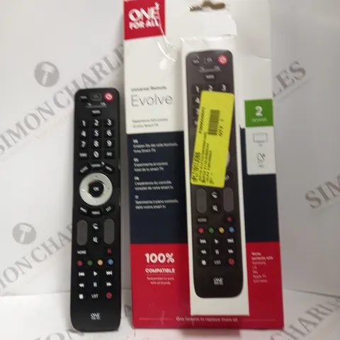 BOXED ONE FOR ALL EVOLVE UNIVERSAL REMOTE