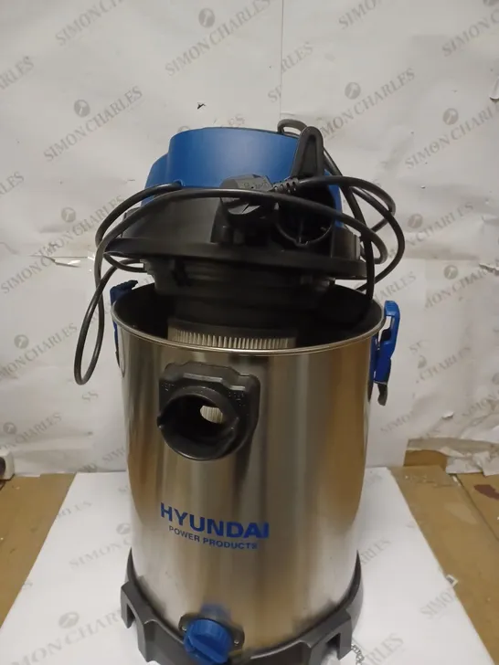 HYUNDAI WET AND DRY VACUUM CLEANER 30L 1400W INDUSTRIAL VACUUM CLEANER