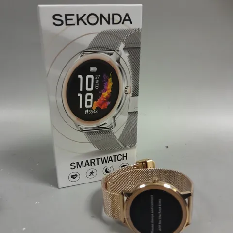 BOXED SEKONDA FITNESS & HEALTH TRACKER SMARTWATCH 