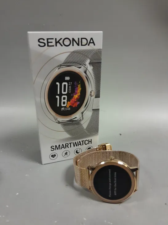 BOXED SEKONDA FITNESS & HEALTH TRACKER SMARTWATCH 