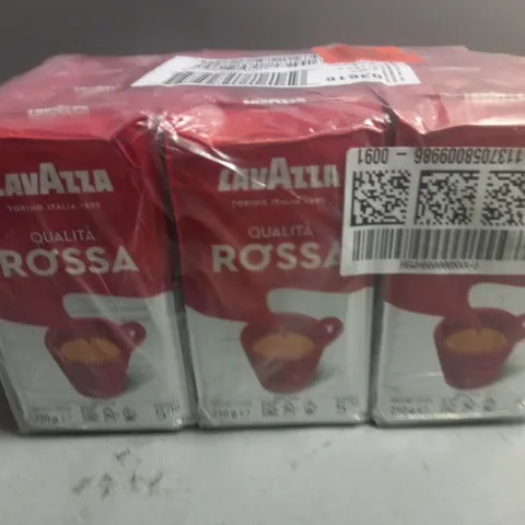 12-PACK OF LAVAZZA QUALITA ROSSA 250G GROUND COFFEE