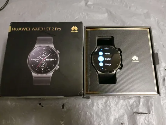 BOXED HUAWEI WATCH GT 2 PRO SMART WATCH