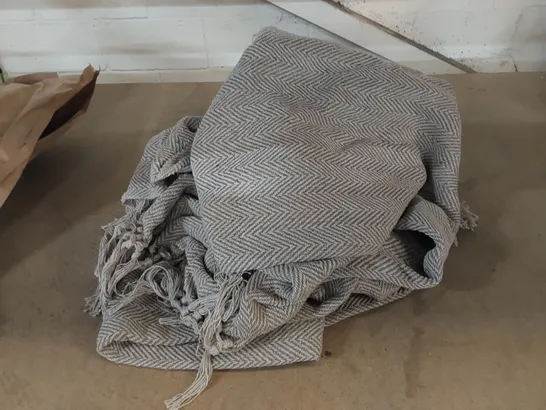 BAGGED MEURER THROW BLANKET 