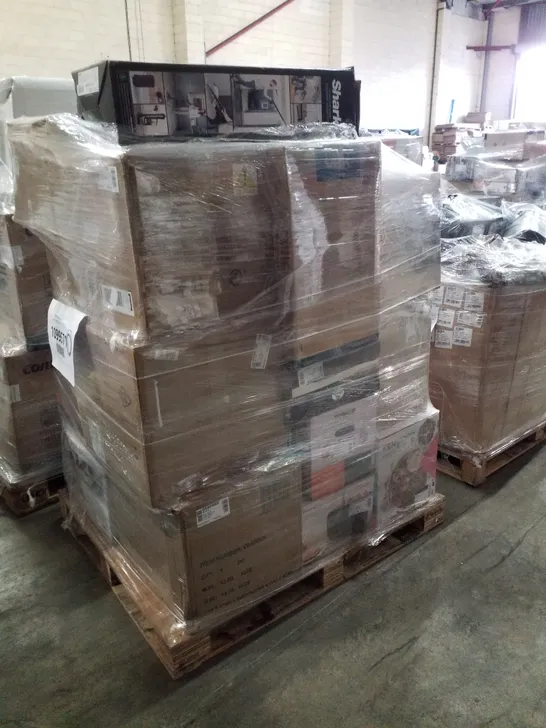 PALLET OF APPROXIMATELY 22 UNPROCESSED RAW RETURN HOUSEHOLD AND ELECTRICAL GOODS TO INCLUDE;