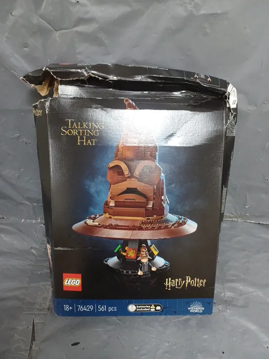 BOXED LEGO HARRY POTTER TALKING SORTING HAT  RRP £89.99