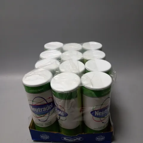 LOT OF 12 ASSORTED NANTRADOL CARPET DEODORIZER - COLLECTION ONLY 