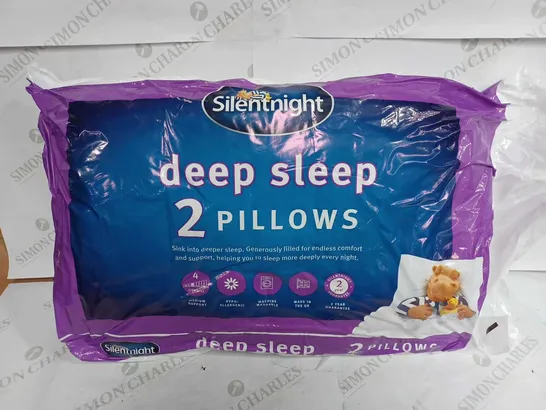 SILENT NIGHT DEEP SLEEP 2 PILLOWS 