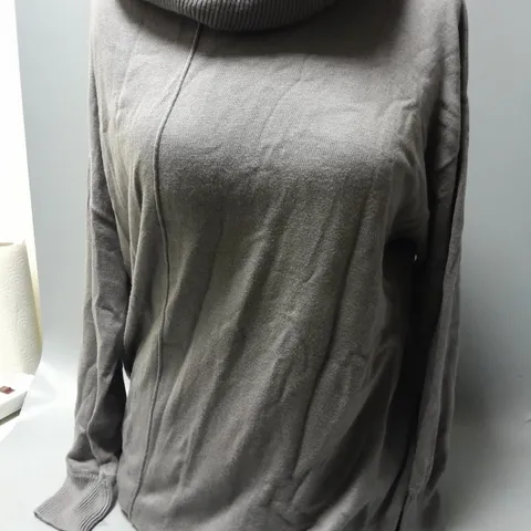 HEN DE JIFI LONG SLEEVED JUMPER IN GREY SIZE L