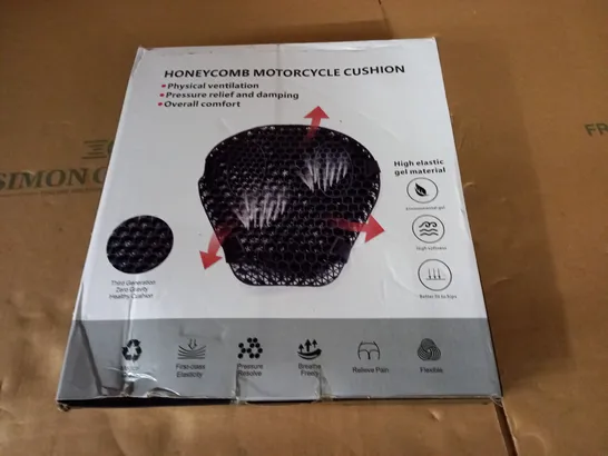 BOXED HONEYCOMB MOTORCYCLE CUSHION