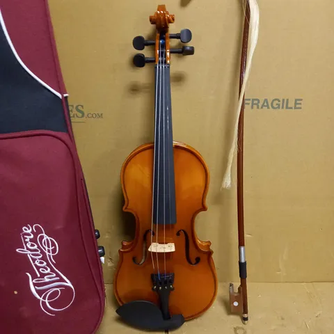 THEODORE VLN16-1-4 CHILDRENS VIOLIN BEGINNERS 1/4 SIZE SPRUCE TOP