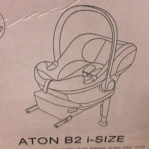 BOXED CYBEX SILVER ATON B2 I-SIZE CAR SEAT