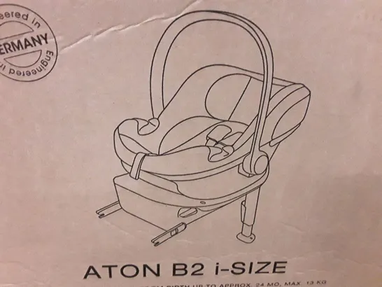 BOXED CYBEX SILVER ATON B2 I-SIZE CAR SEAT