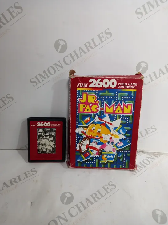BOXED ATARI 2600 JR PAC-MAN VIDEO GAME CARTRIDGE